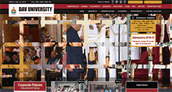 Desktop Screenshot of davuniversity.org